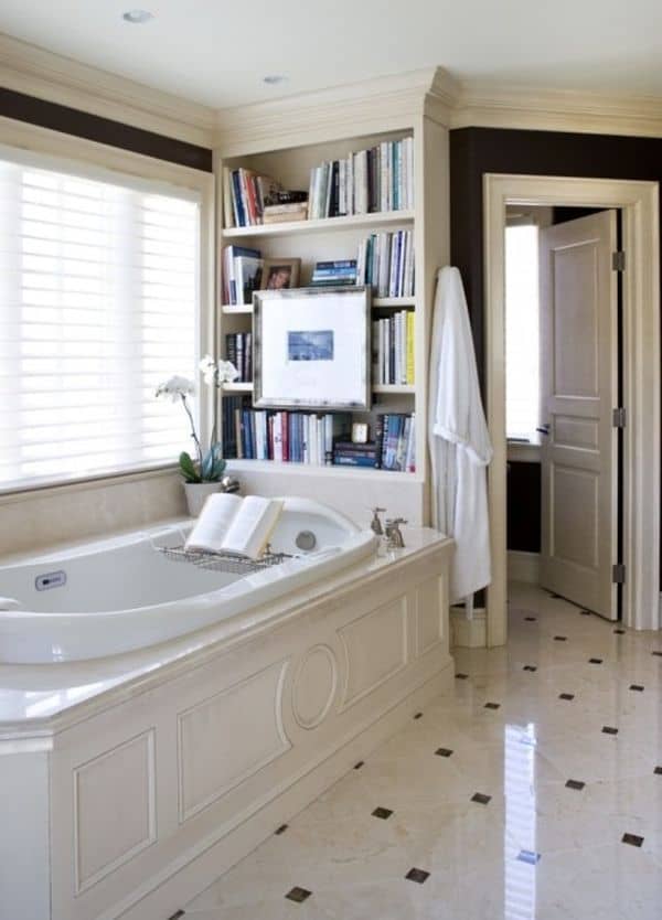 great bathroom library